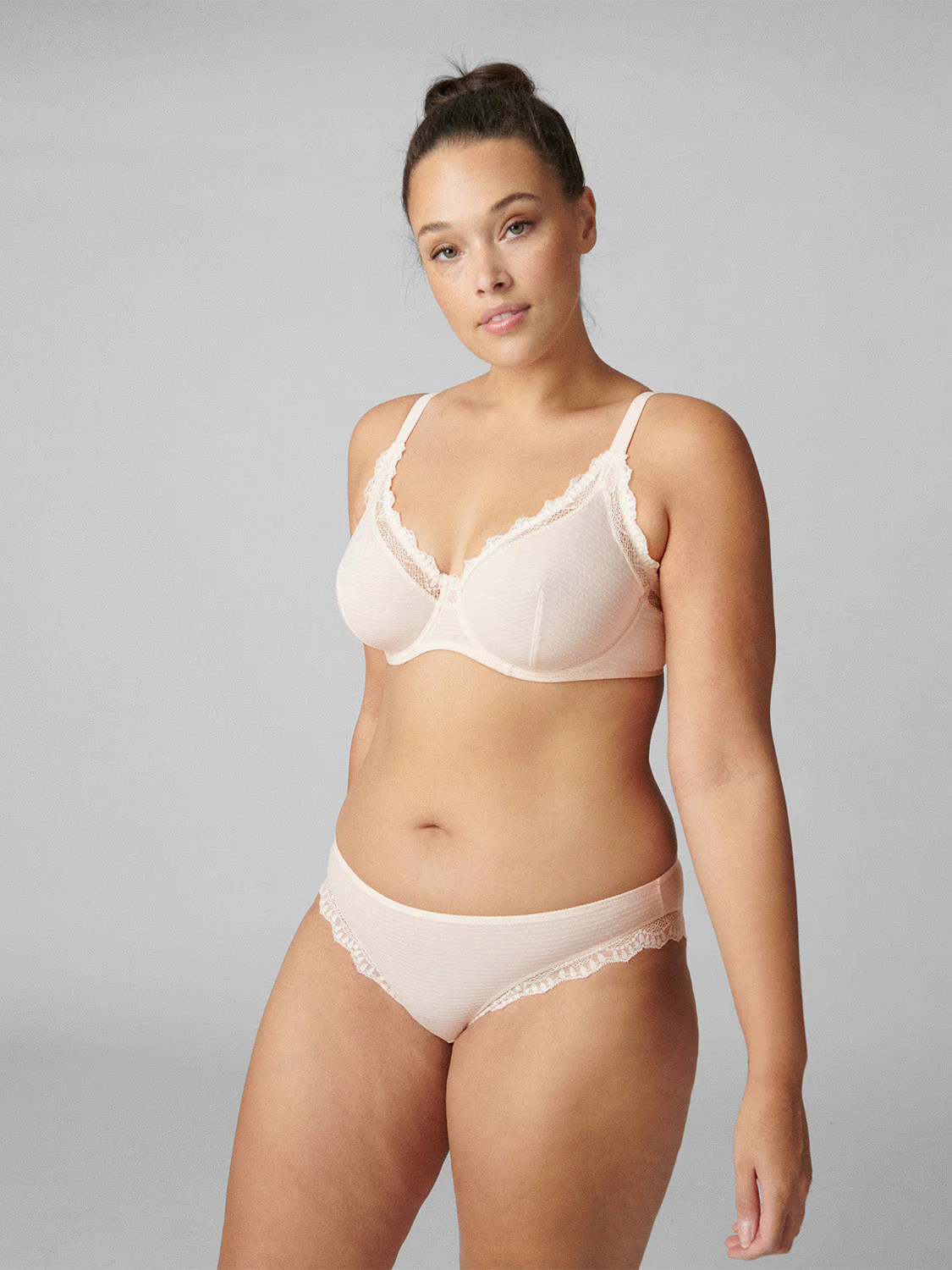 Underwired low-cut bra - Sakura pink - Image 7