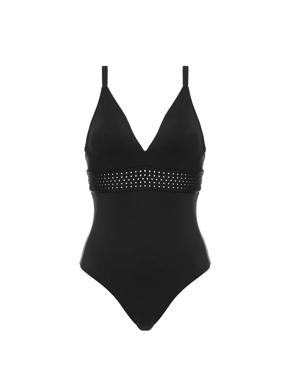 Underwired one-piece swimsuit - Black - Image 12
