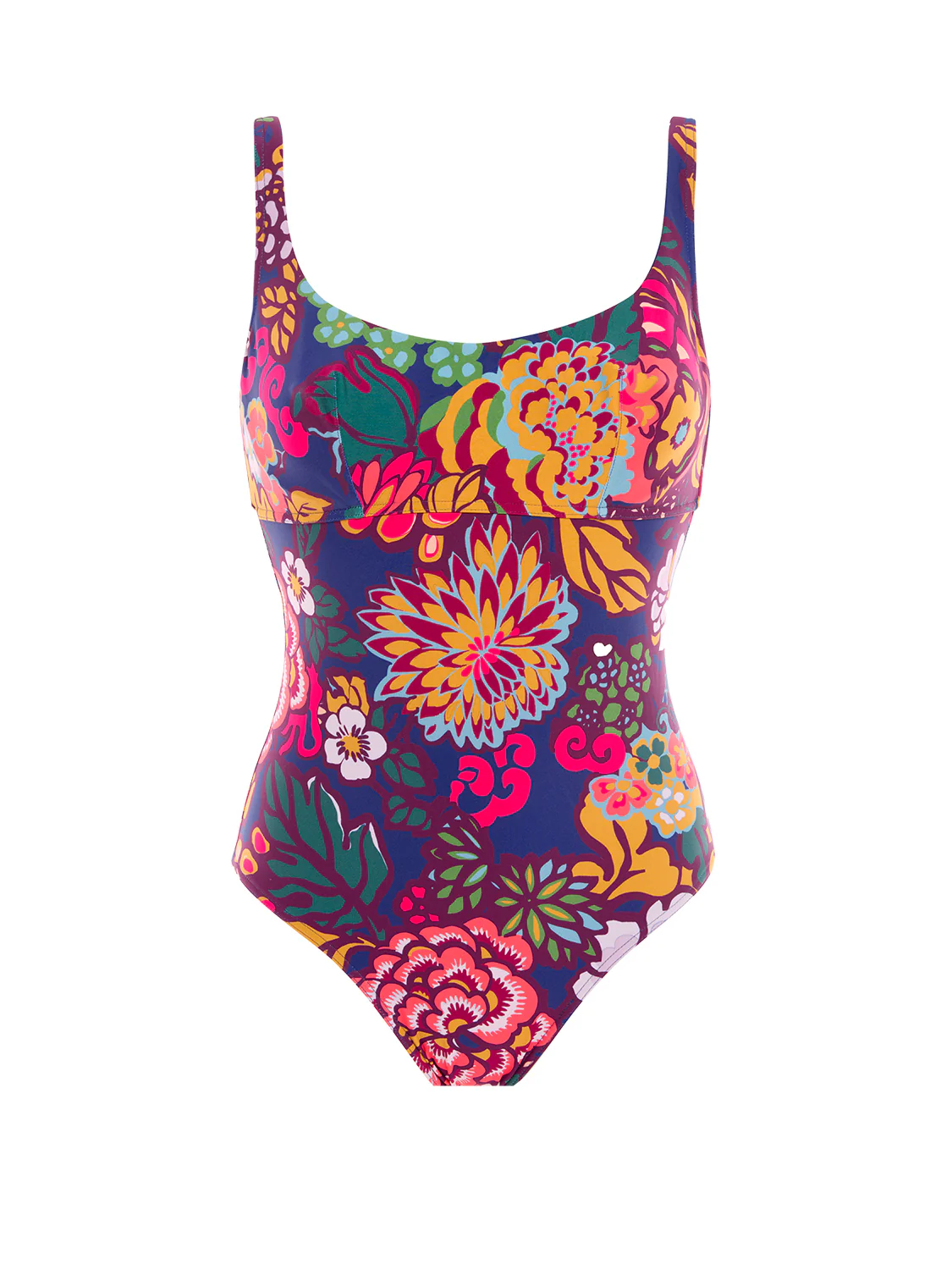 Underwired one-piece swimsuit - Bloom Print - Image 7