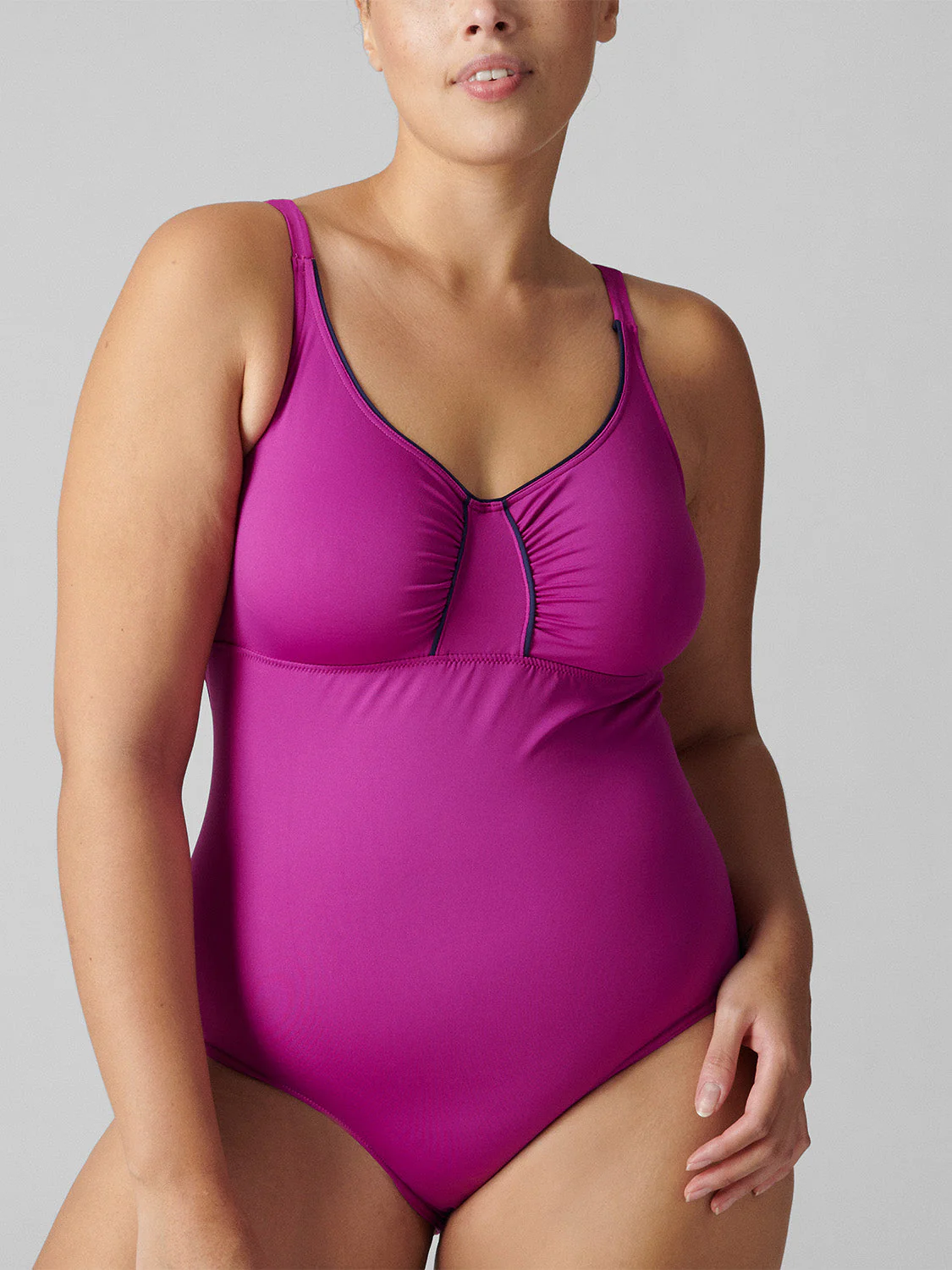 Underwired one-piece swimsuit - Bougainvillea - Image 9
