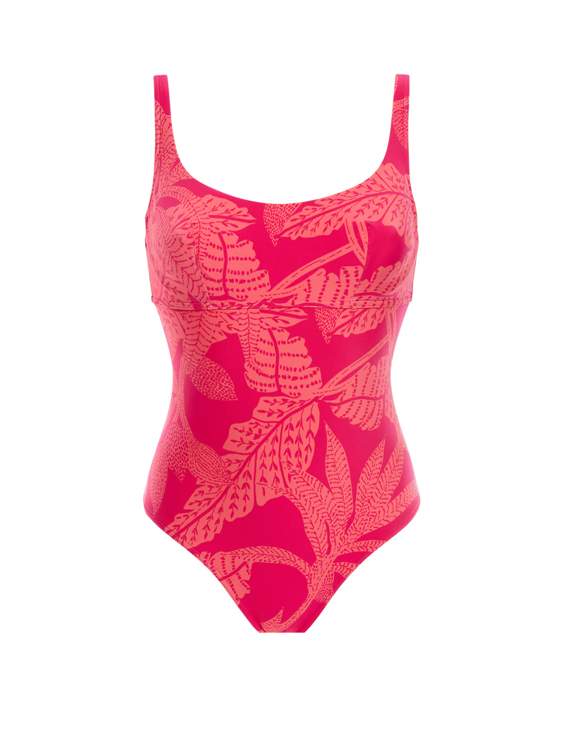 Underwired one-piece swimsuit - Bright Rose Print - Image 7