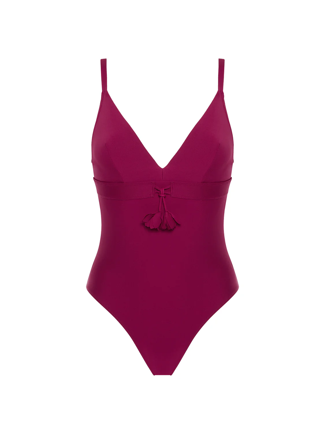 Underwired one-piece swimsuit - Cranberry - Image 13
