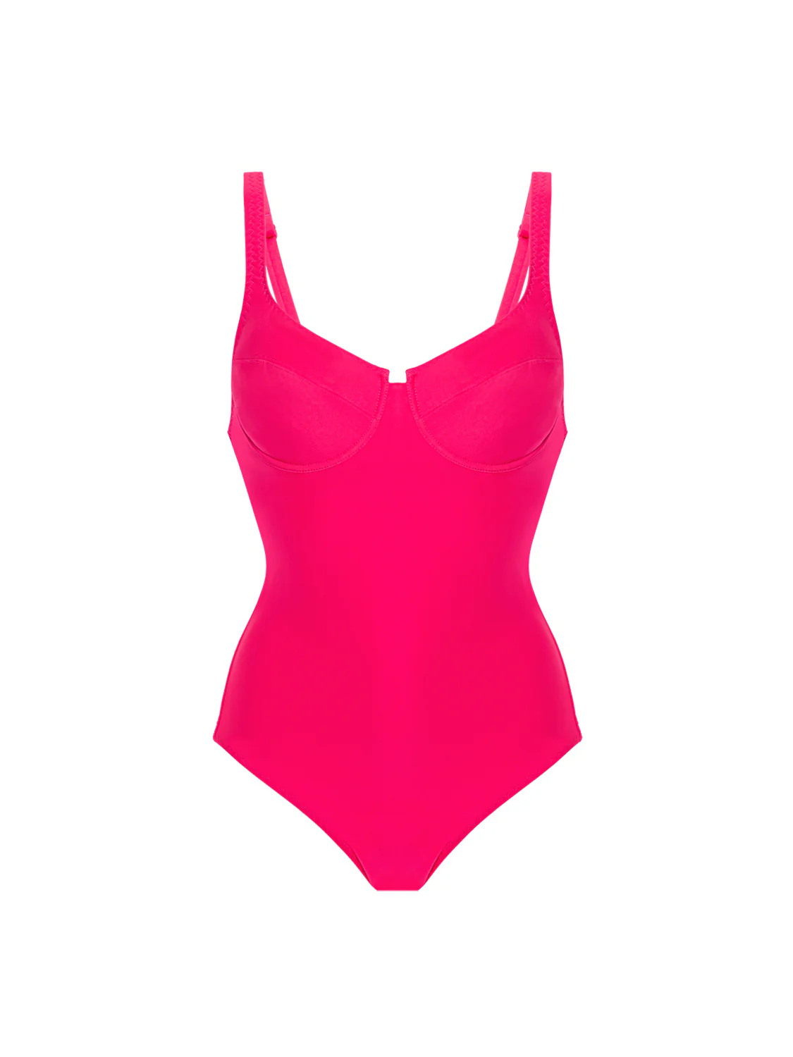 Underwired one-piece swimsuit - Lipstick - Image 8