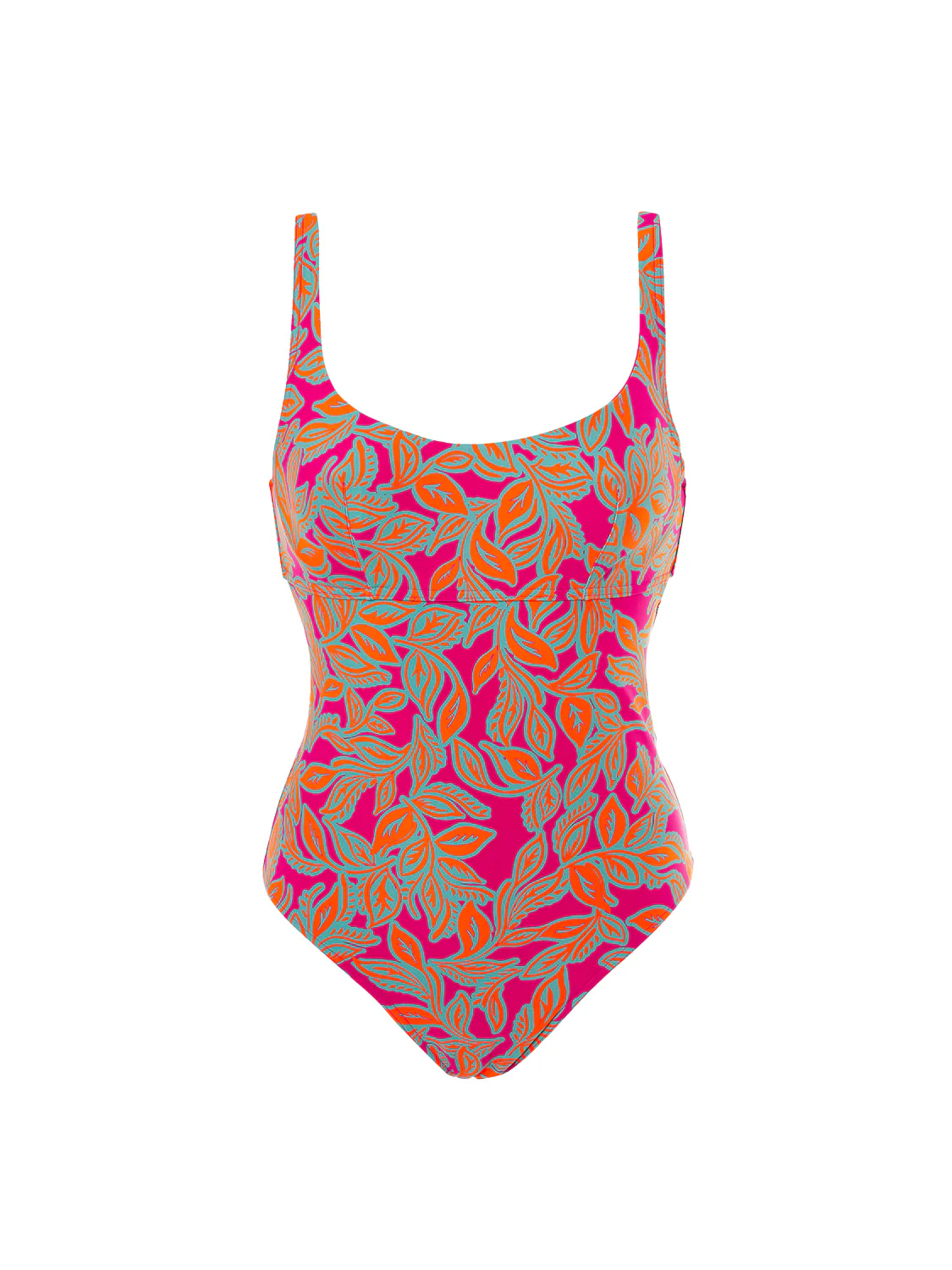 Underwired one-piece swimsuit - Menara Pink Print - Image 6