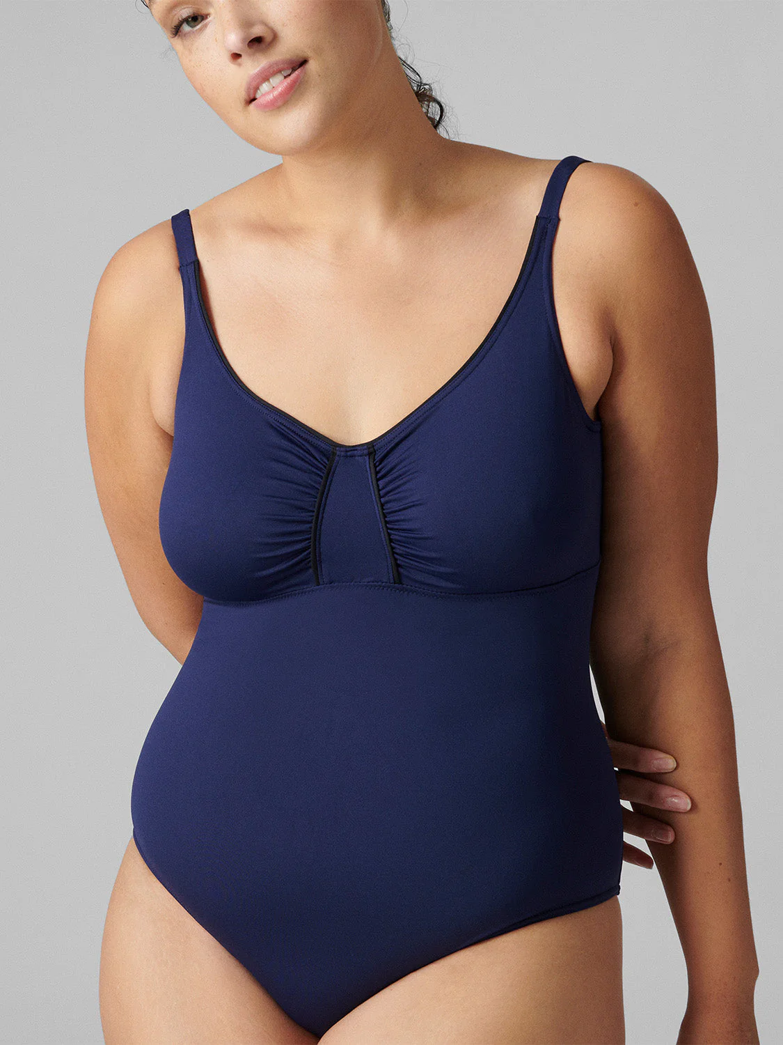 Underwired one-piece swimsuit - Midnight - Image 8