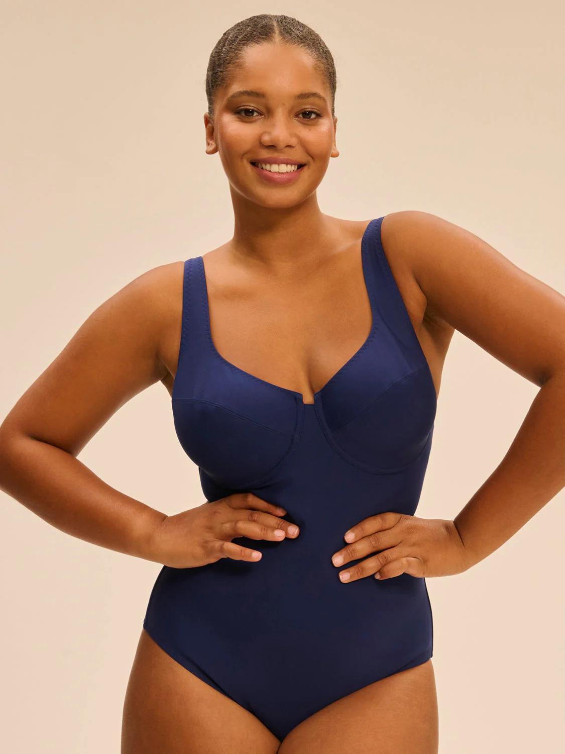 Underwired one-piece swimsuit - Midnight - Image 7