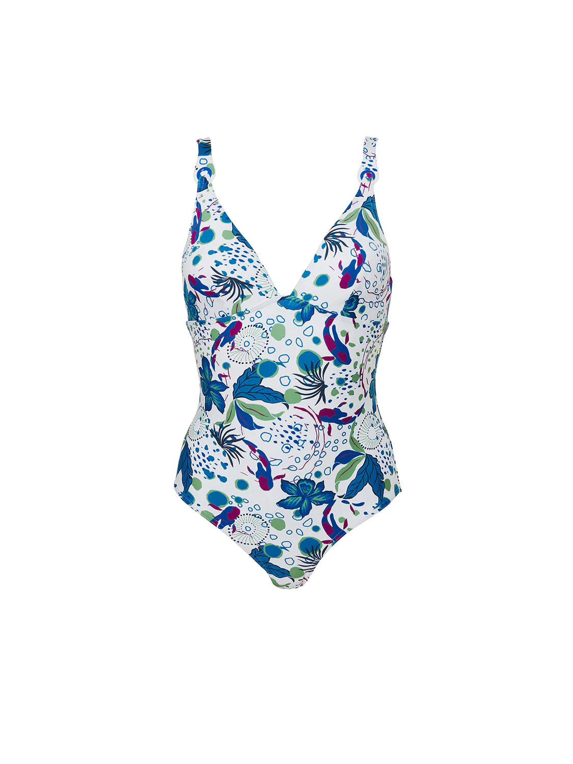 Underwired one-piece swimsuit - White Littoral - Image 6