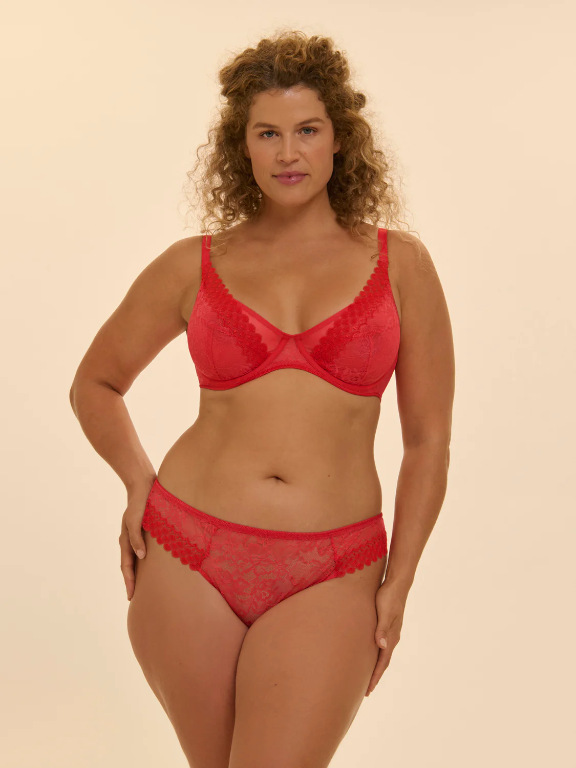 Underwired scarf bra - Flamingo - Image 11