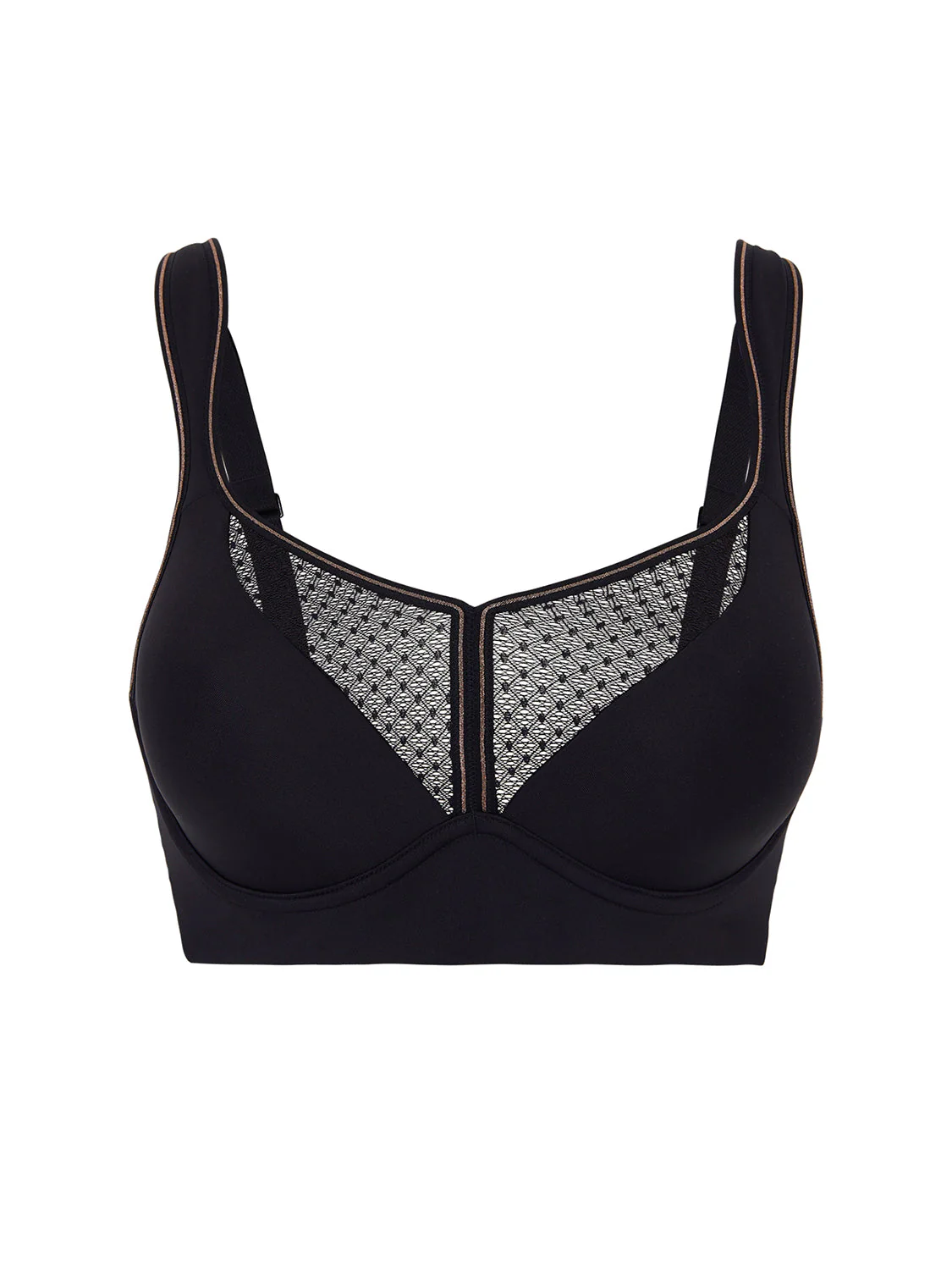 Underwired sports bra - Black - Image 11