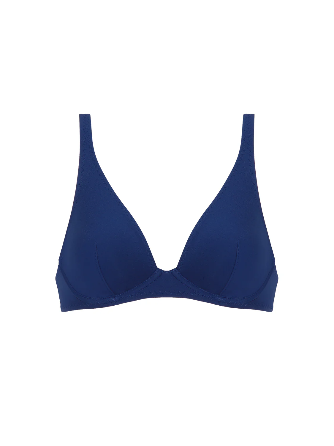 Underwired triangle bikini bra - Midnight - Image 6