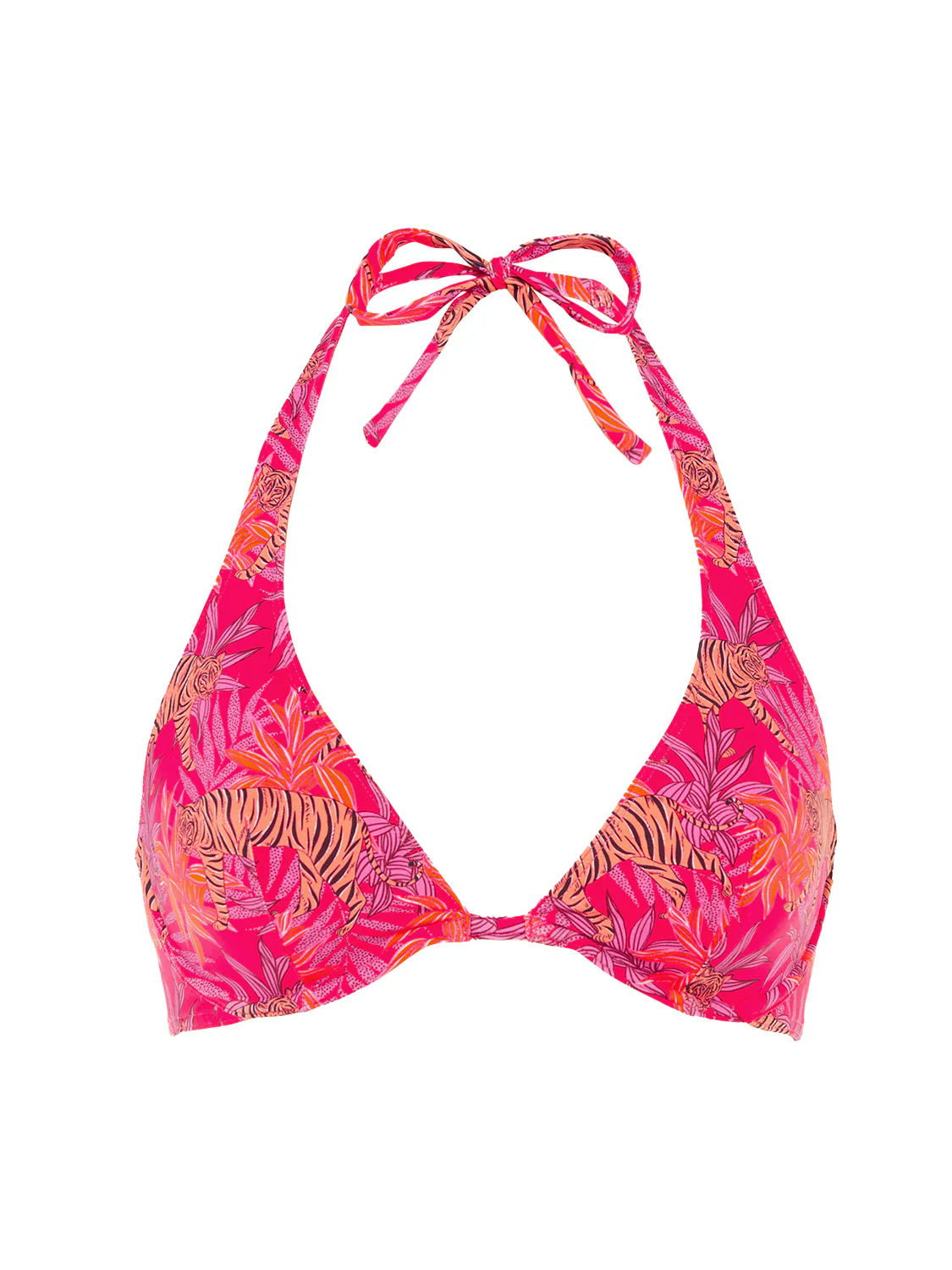 Underwired triangle bra - Jungle Dawn Print - Image 11