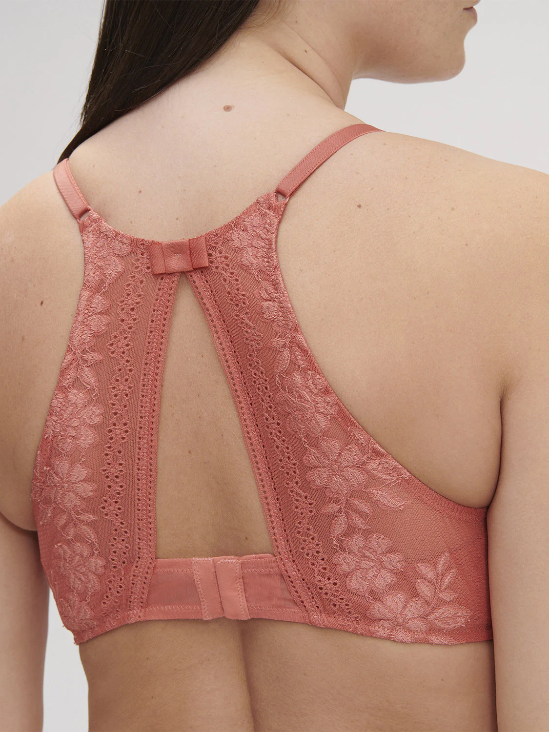 Underwired triangle bra - Texas Pink - Image 13