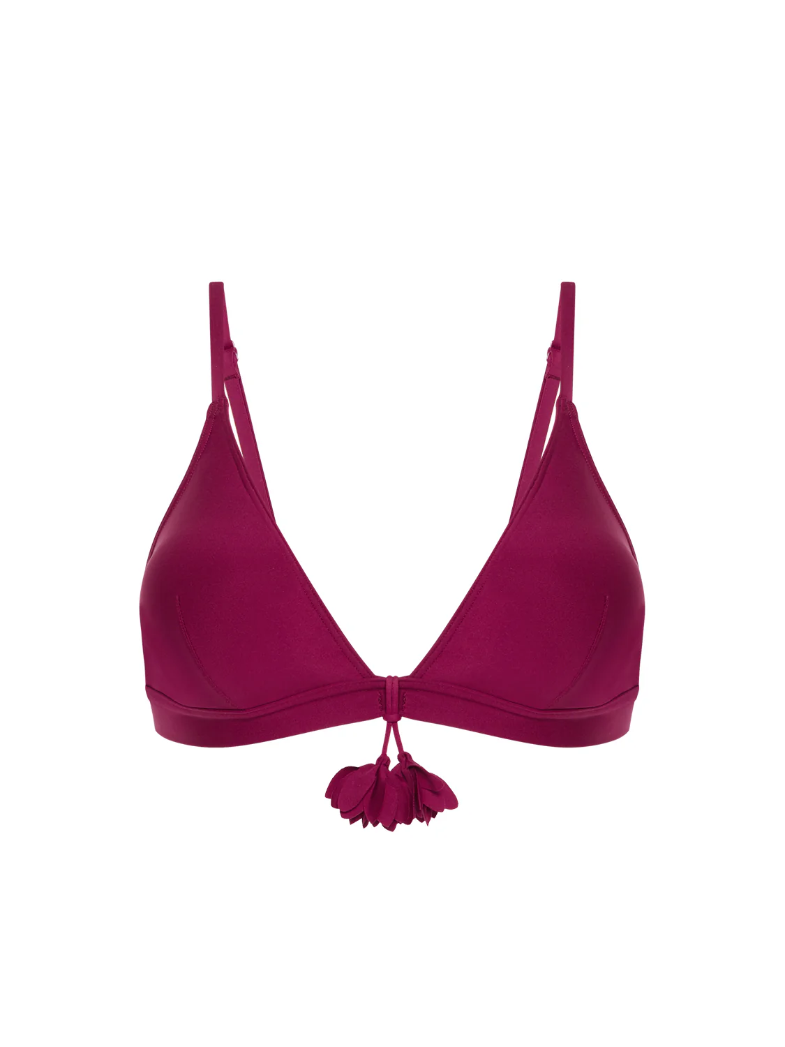 Wireless bikini triangle - Cranberry - Image 7
