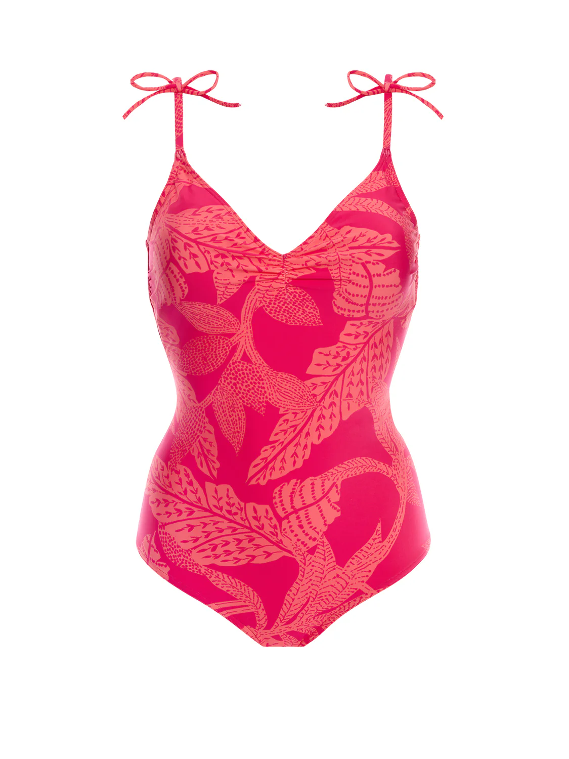 Wireless Molded One-Piece - Bright Rose Print - Image 6