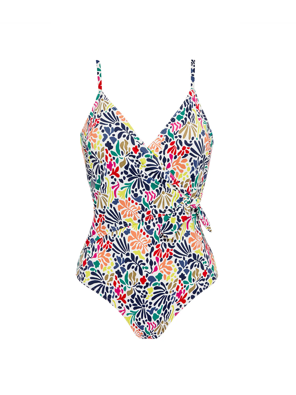 Wireless Molded One-Piece - Tropico white print - Image 7