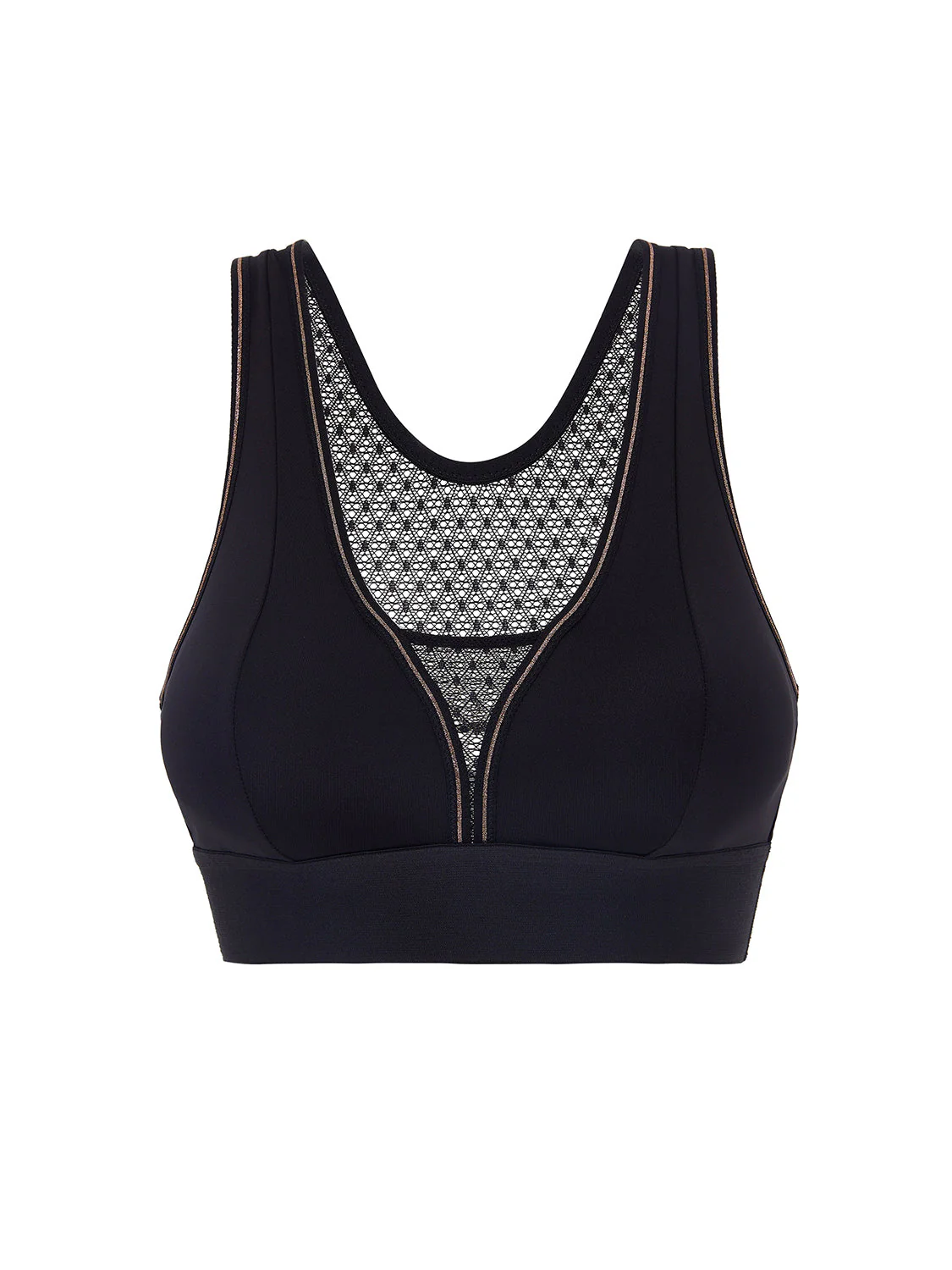 Wireless sports bra - Black - Image 6