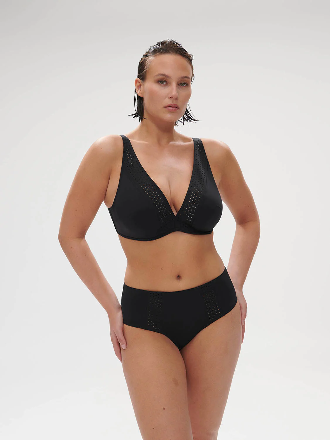 Wireless support bikini triangle - Black - Image 10