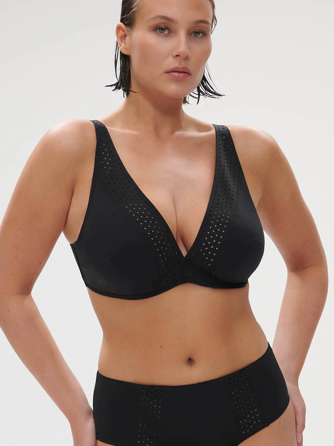 Wireless support bikini triangle - Black - Image 7