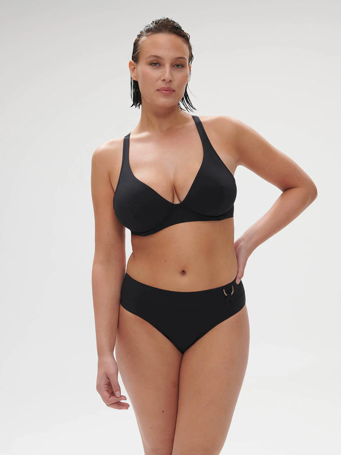Wireless support bikini triangle - Black - Image 10