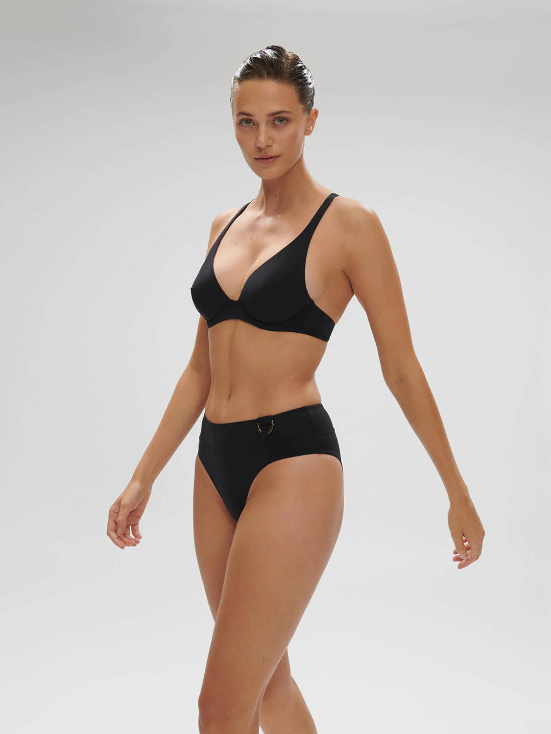 Wireless support bikini triangle - Black - Image 4