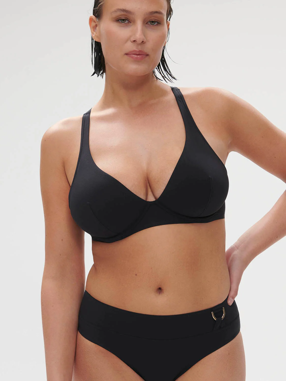 Wireless support bikini triangle - Black - Image 7