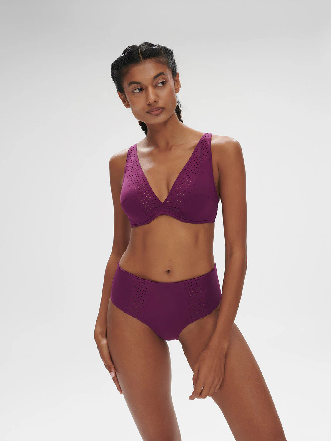 Wireless support bikini triangle - Blackberry - Image 4