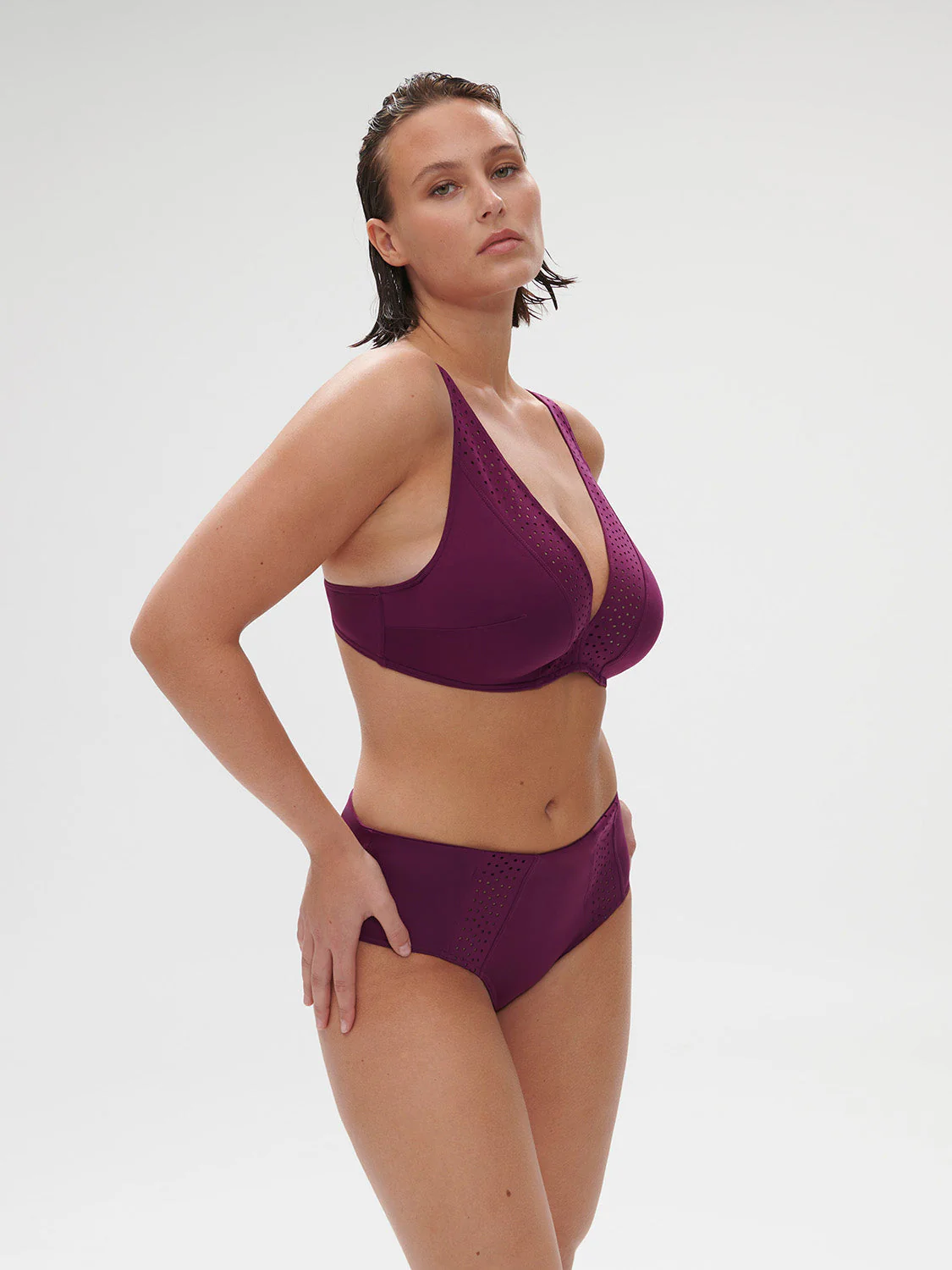 Wireless support bikini triangle - Blackberry - Image 8